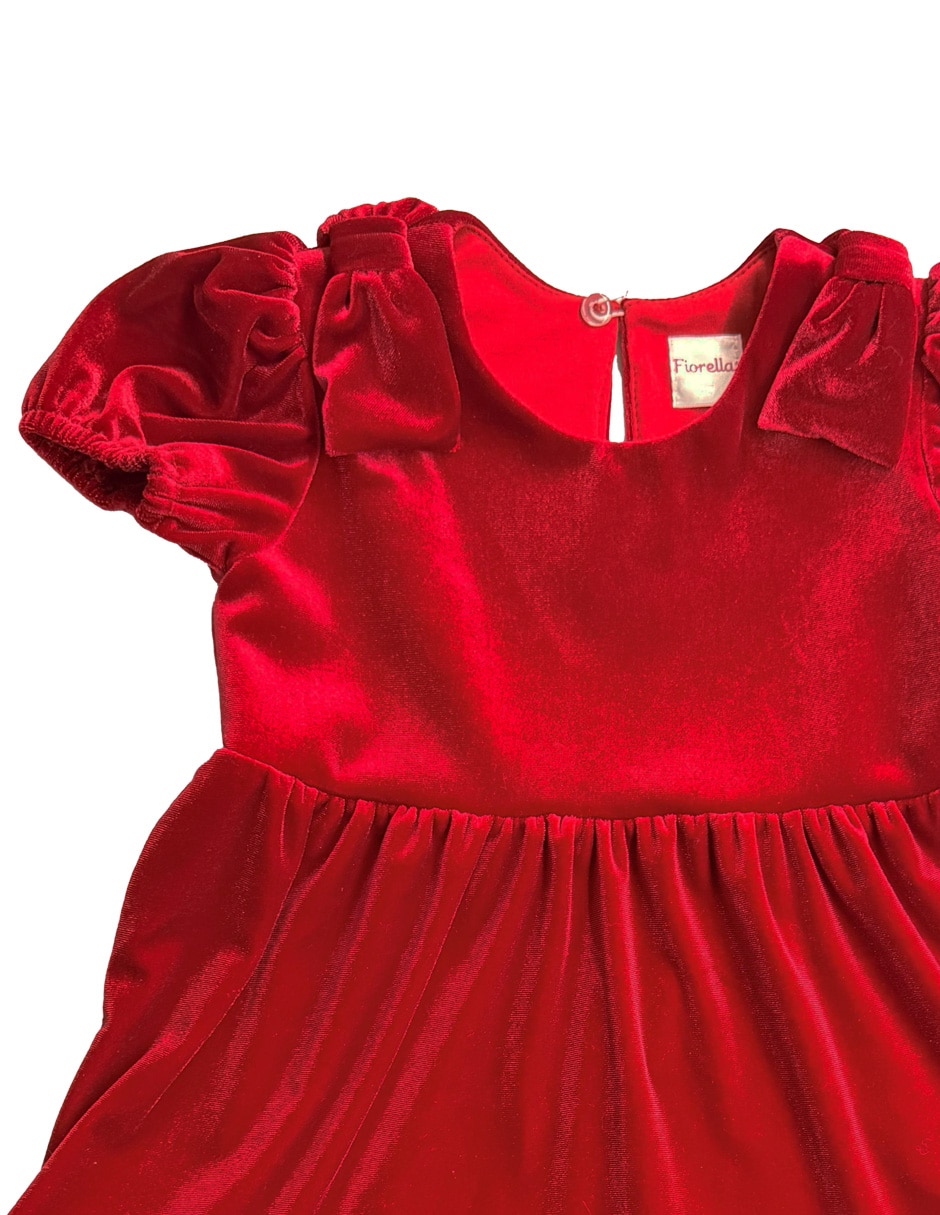 Vestido manga globo para bebé niña 2