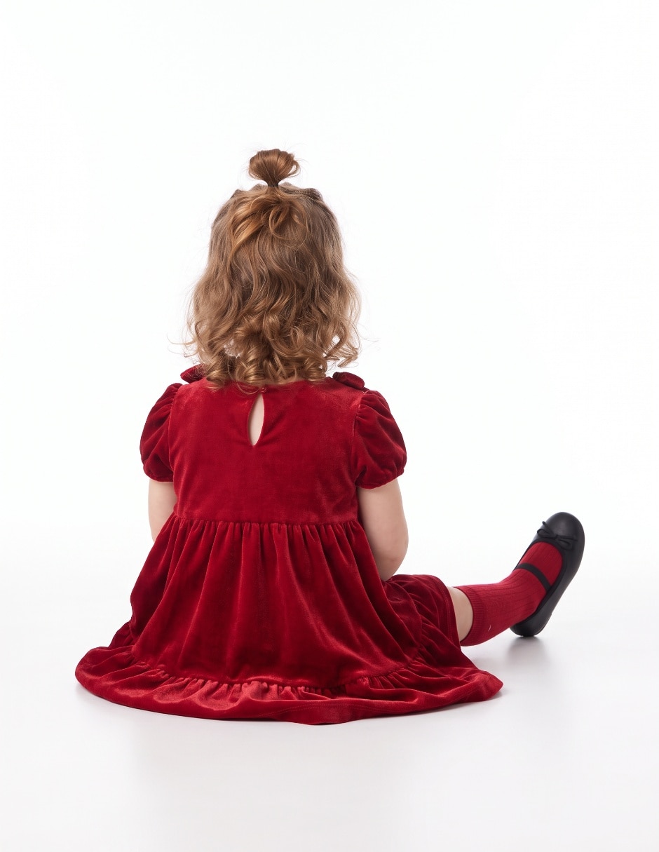 Vestido globo niña 3