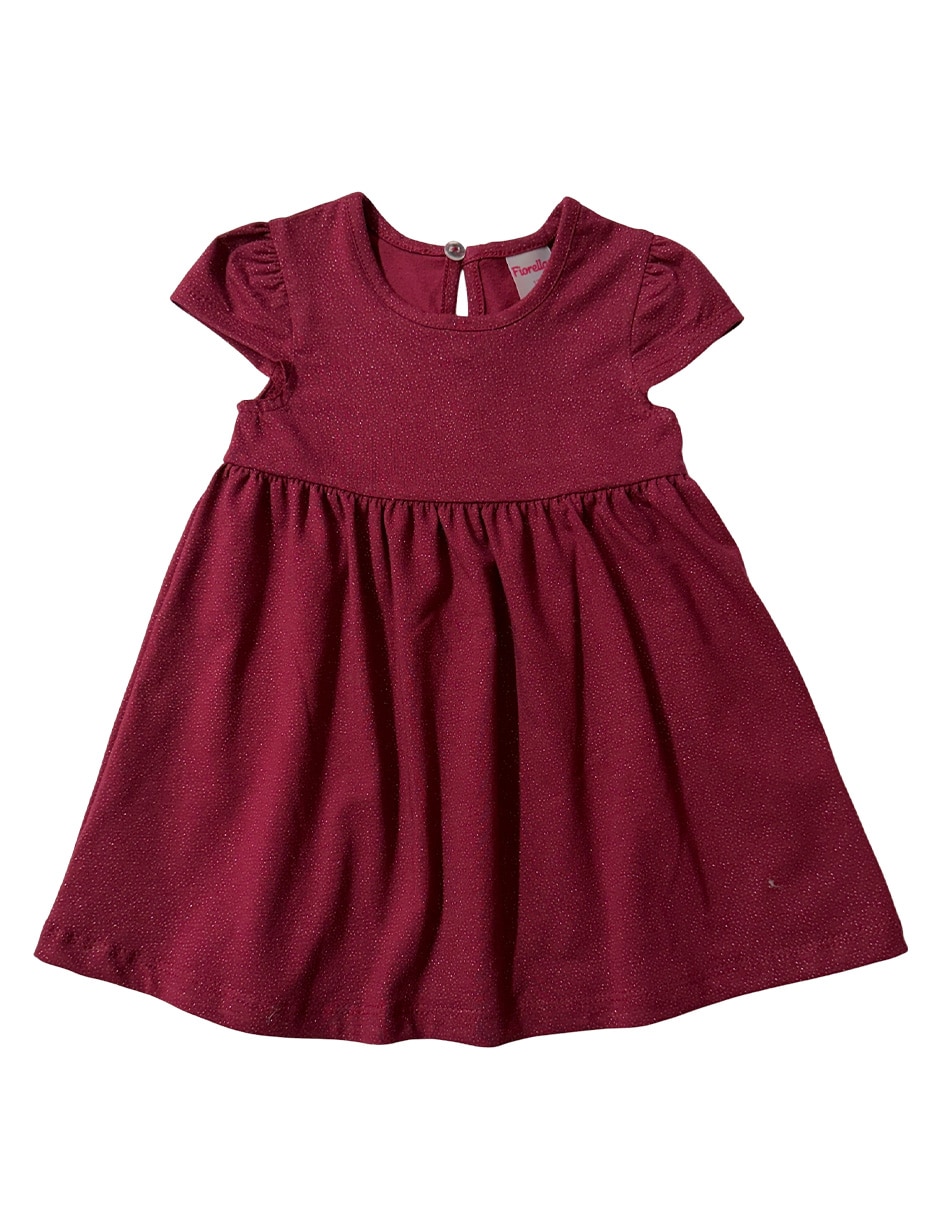 Set vestido manga cap para bebé niña 4