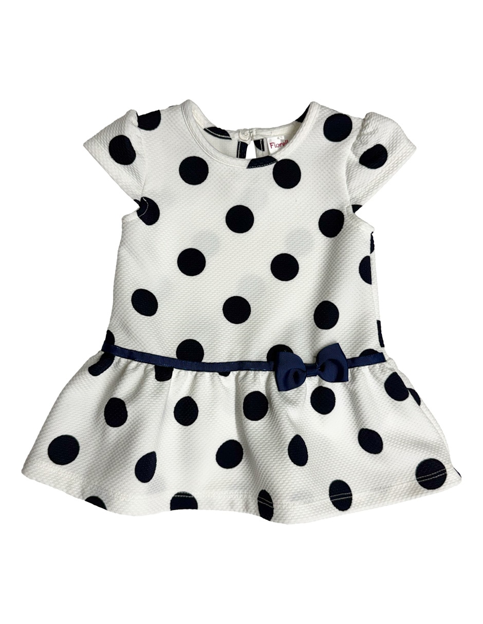 Vestido manga cap para bebé niña Vestido manga cap para bebé niña