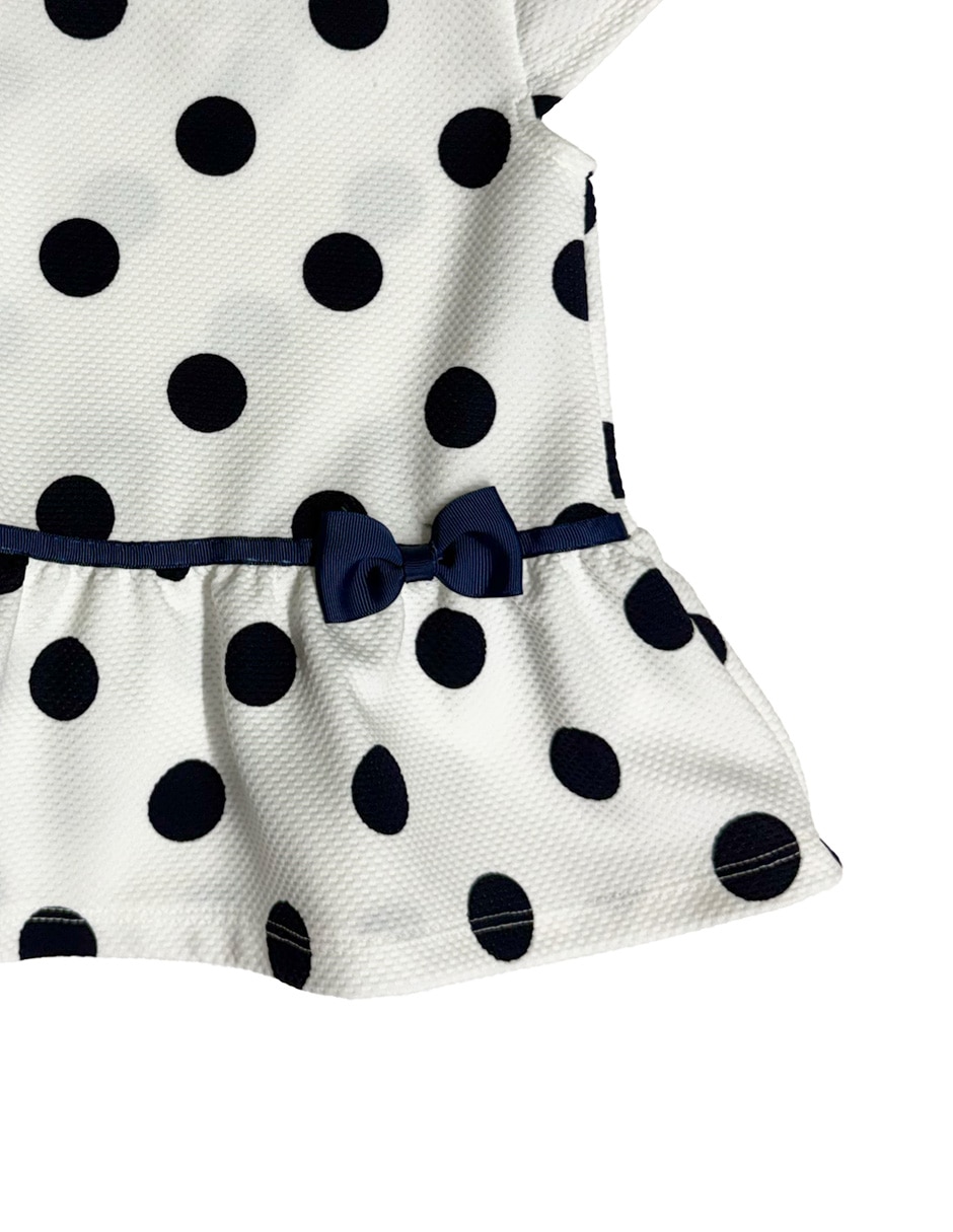 Vestido manga cap para bebé niña 2
