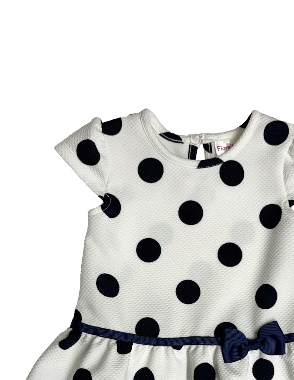 Vestido manga cap para bebé niña 3