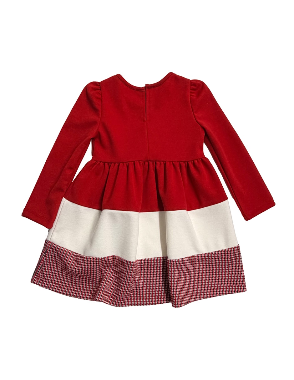 Vestido manga cap para bebé niña 4
