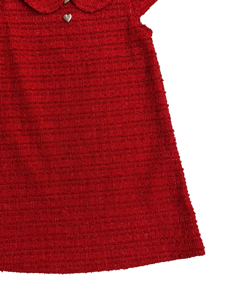 Vestido manga cap para bebé niña 3
