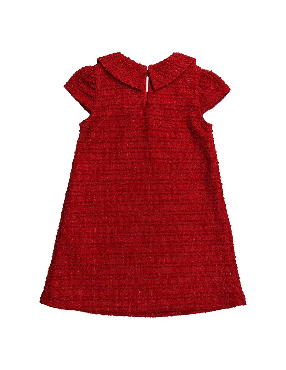 Vestido manga cap para bebé niña 4
