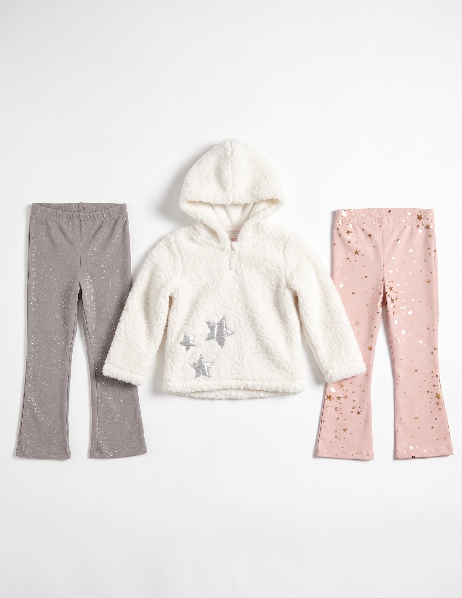 Conjunto de 3 piezas para bebé niña 3