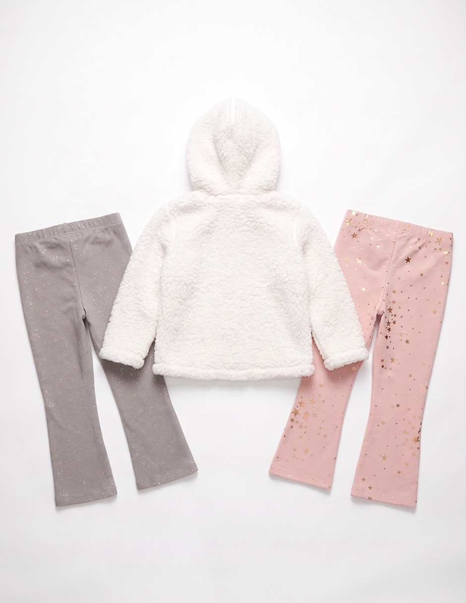 Conjunto de 3 piezas para bebé niña 4