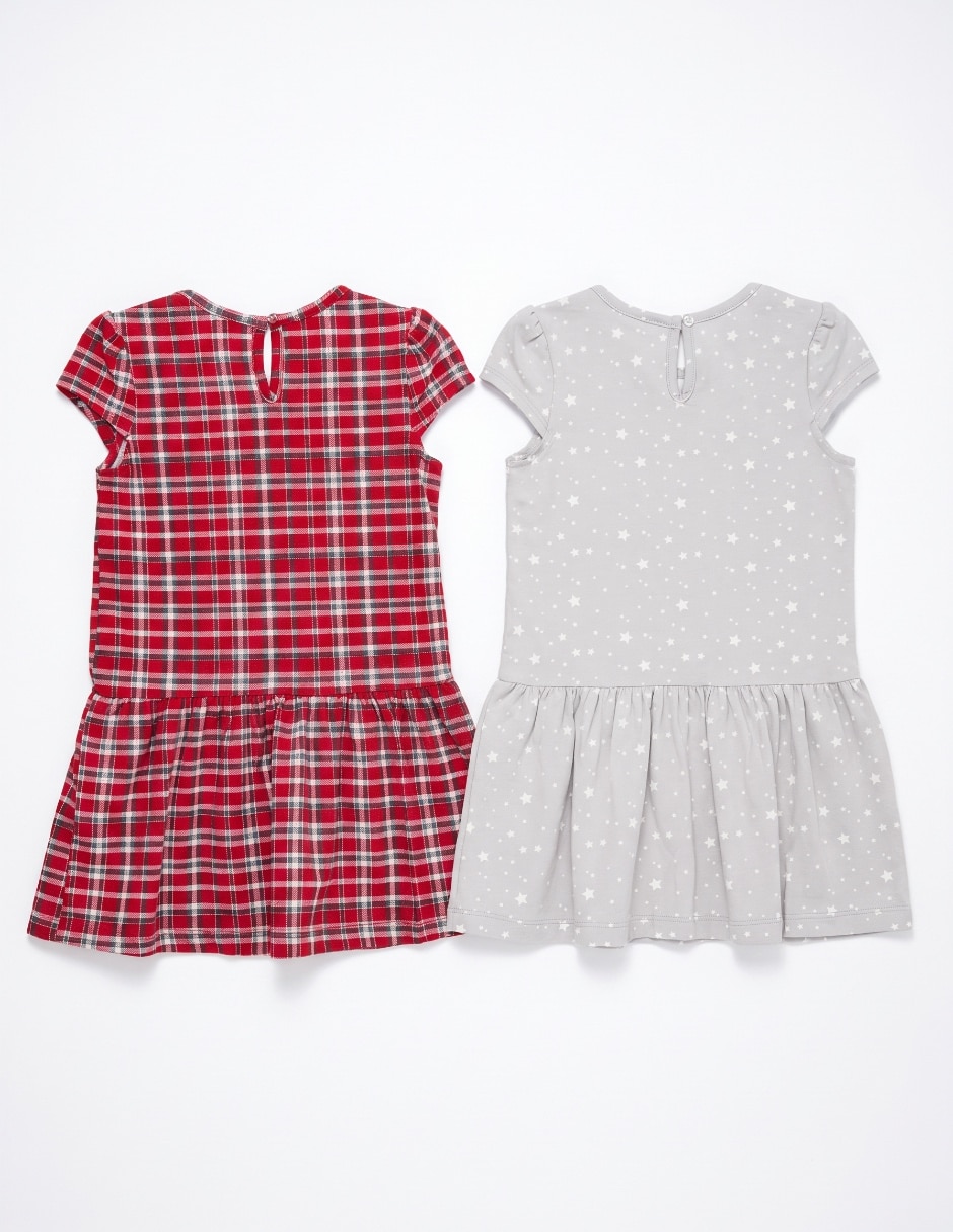 Set vestido manga cap para Bebé niña 3