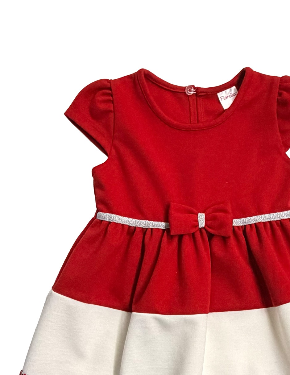 Vestido manga cap para bebé niña 2