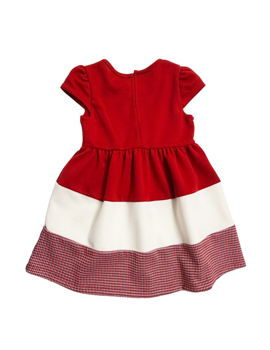 Vestido manga cap para bebé niña 3