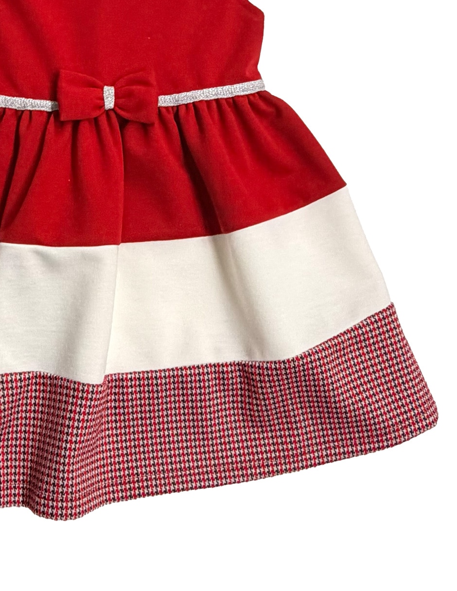 Vestido manga cap para bebé niña 4