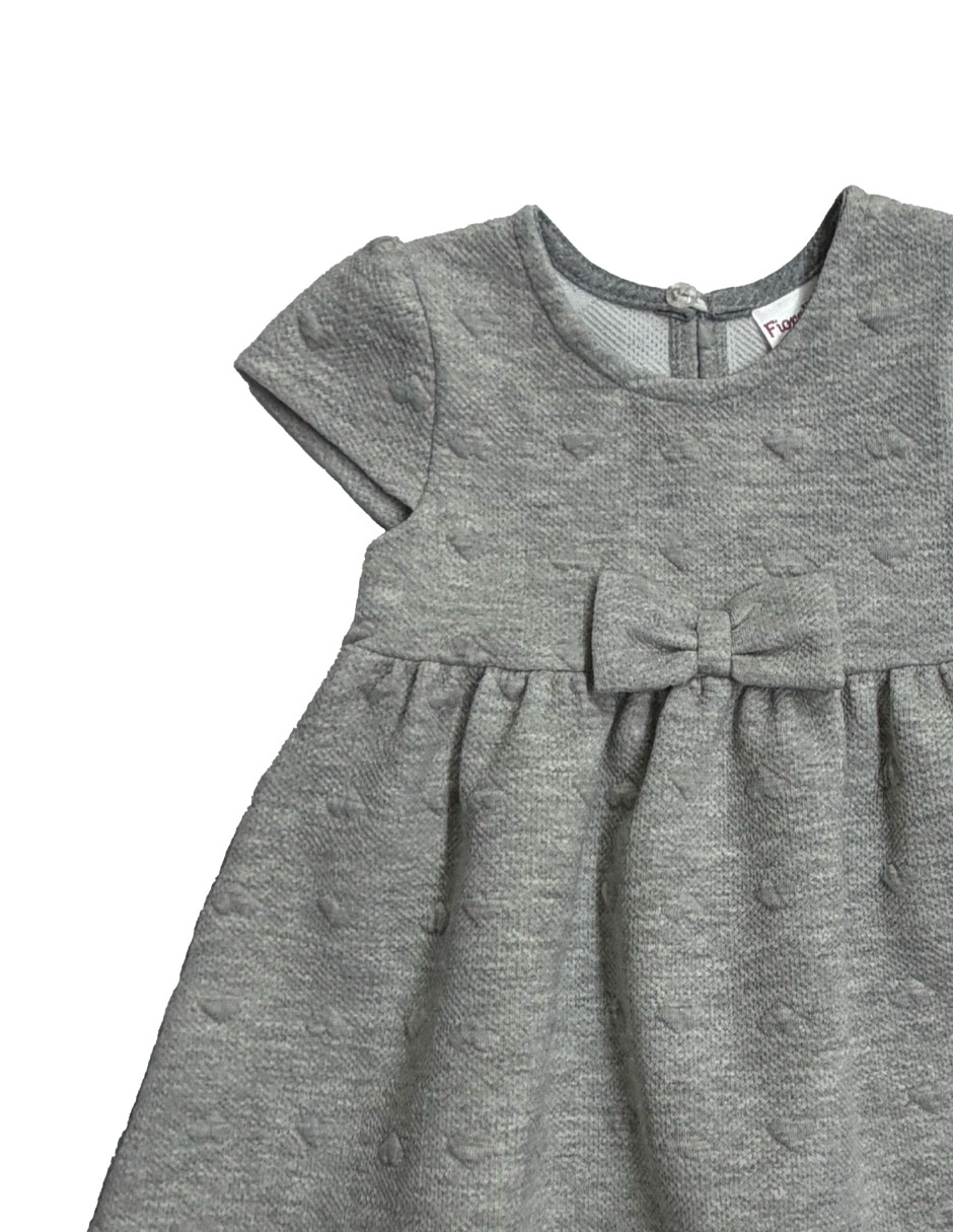Vestido manga cap para bebé niña 3
