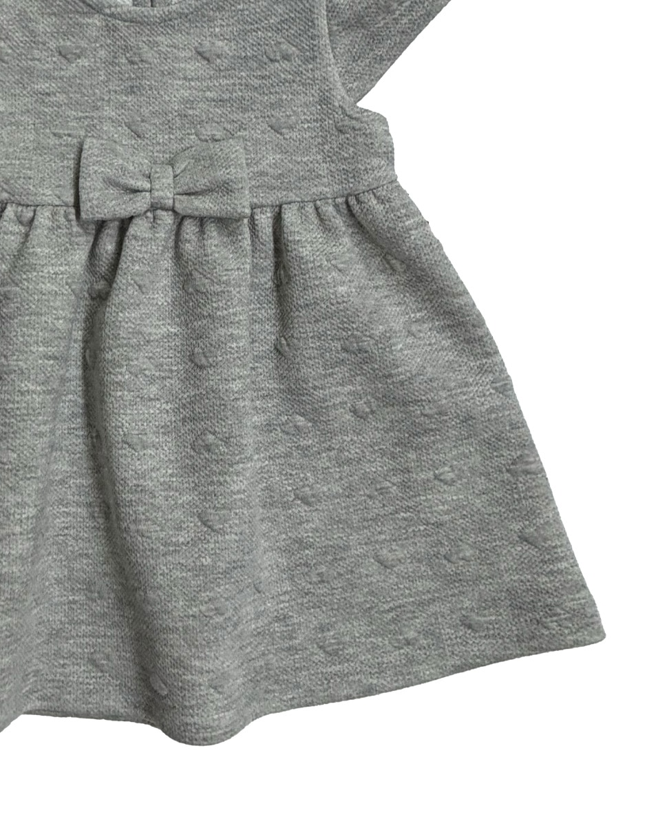 Vestido manga cap para bebé niña 4