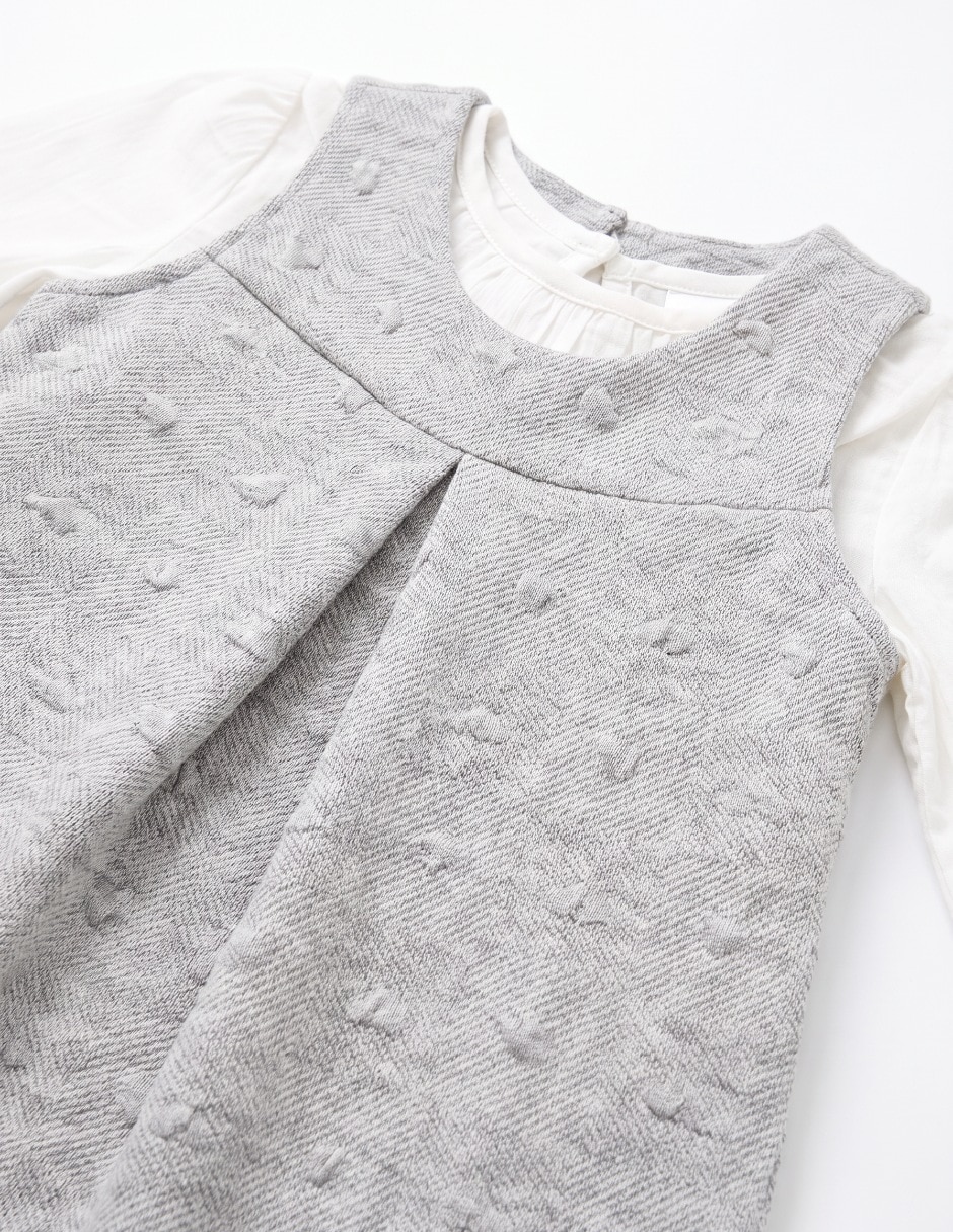 Conjunto jumper para bebé niña 5