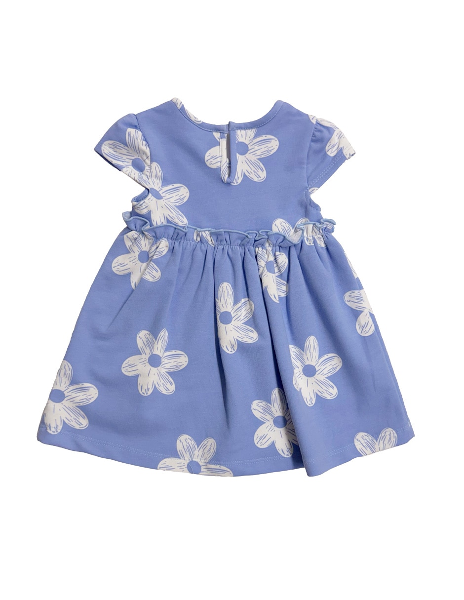 Vestido manga cap para bebé niña 4