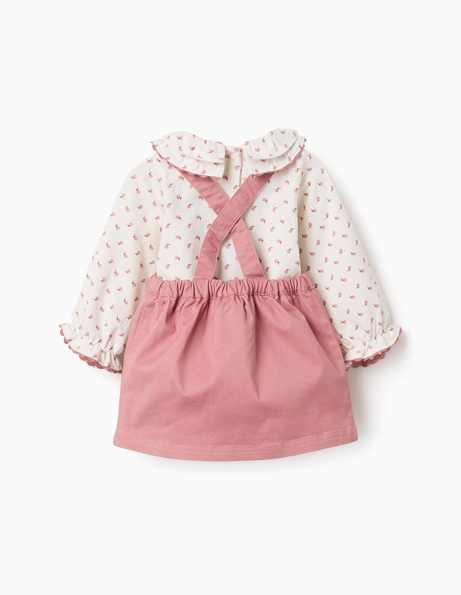Conjunto Casual de Mezcla de materiales para Bebé / Infantil Niña 2