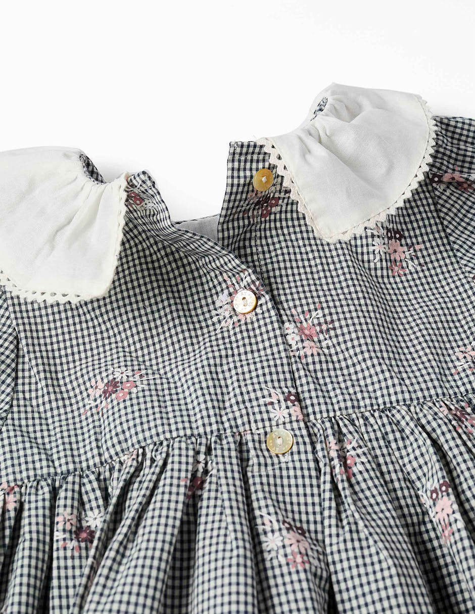 Vestido manga larga para bebé niña 4
