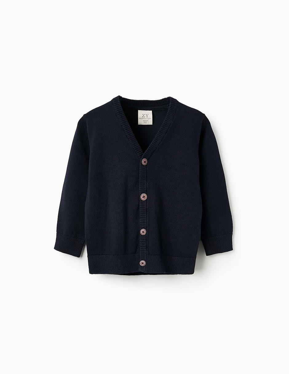 Suéter liso para bebé niño Suéter liso para bebé niño