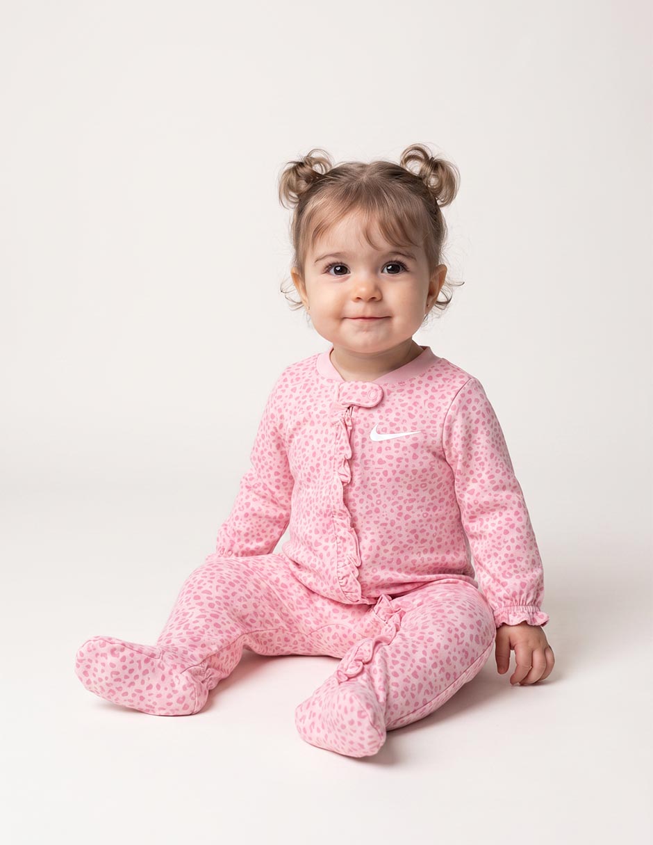 Mameluco nike de algodón para niña