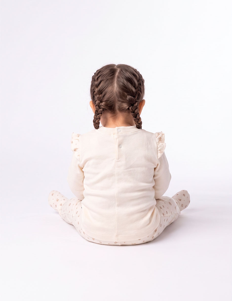 Conjunto de algodón para bebé niña 2