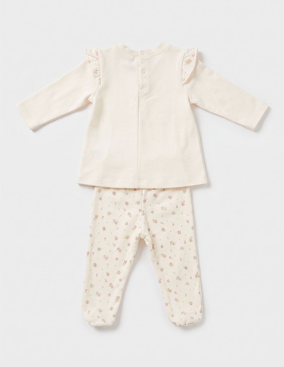 Conjunto de algodón para bebé niña 4