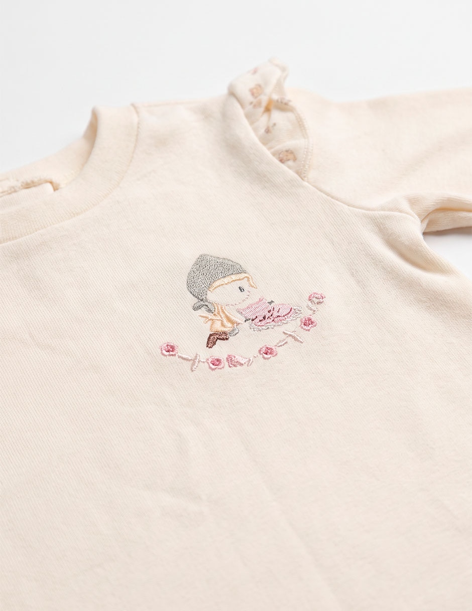 Conjunto de algodón para bebé niña 5