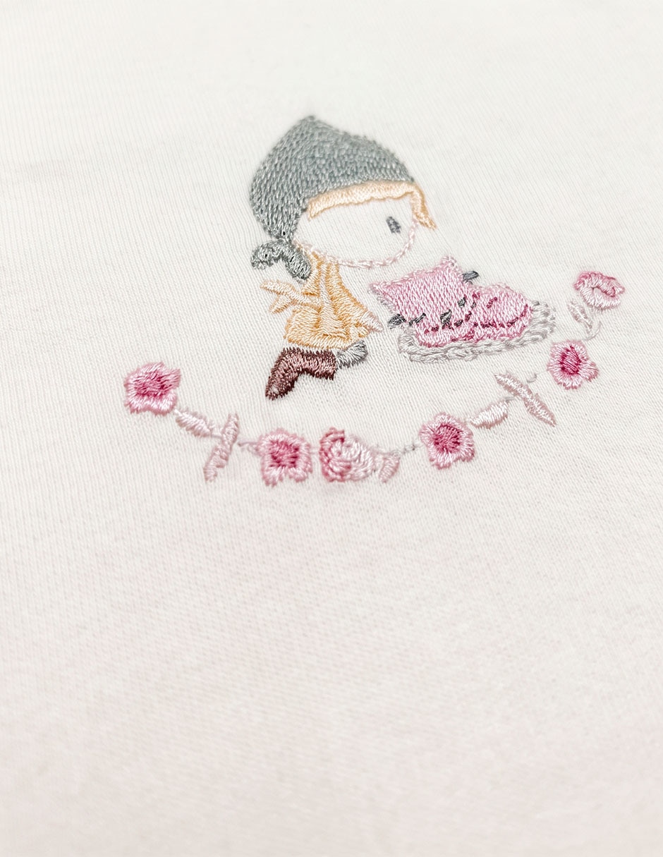 Conjunto de algodón para bebé niña 6