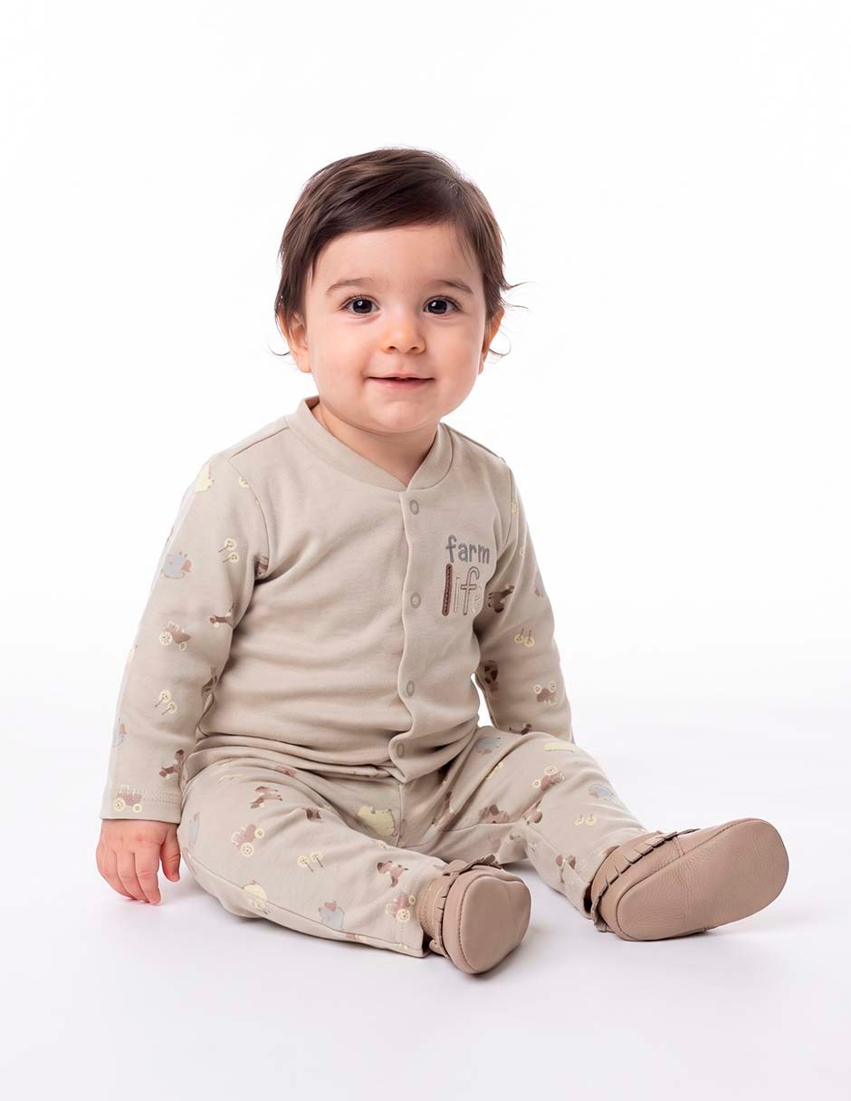 Conjunto casual de algodón para bebé niño
