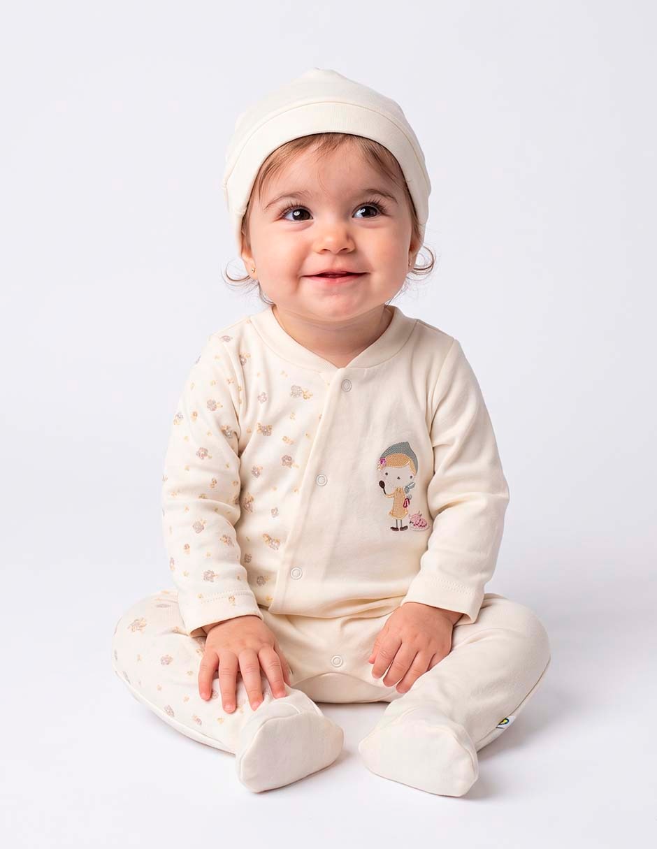 Mameluco de algodón para bebé niña Mameluco de algodón para bebé niña