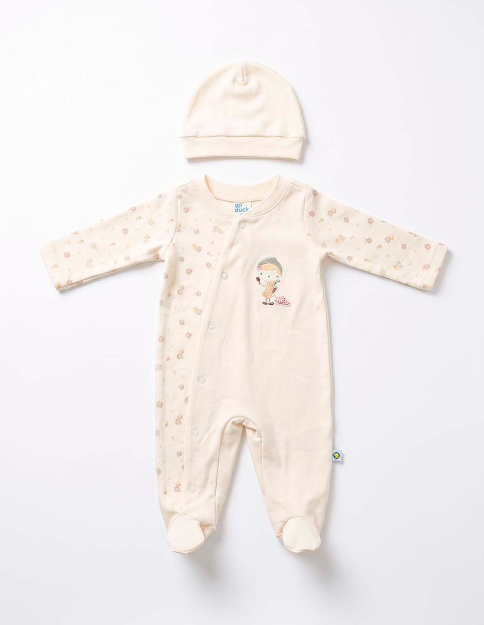 Mameluco de algodón para bebé niña 4