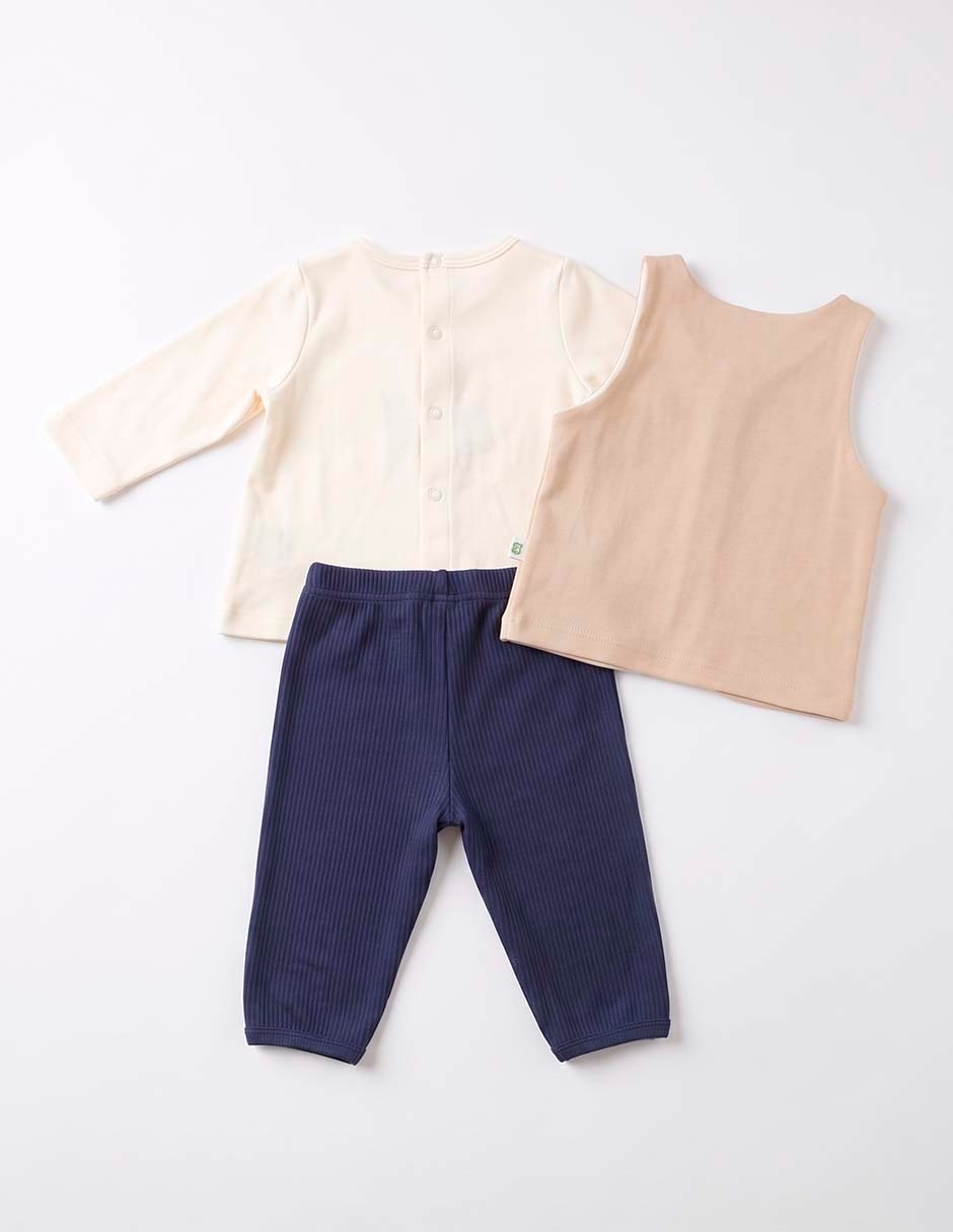 Conjunto casual de algodón para bebé niño 3