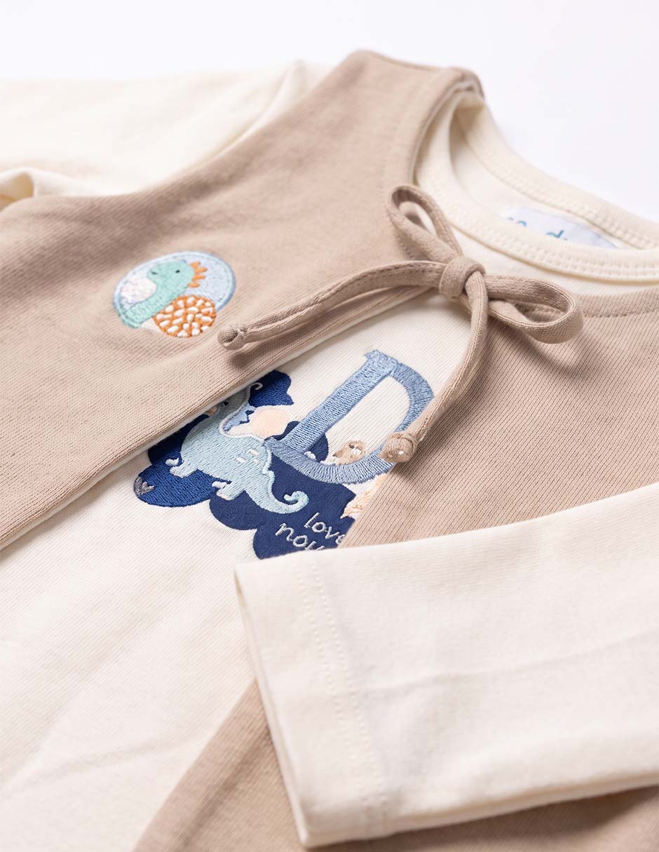 Conjunto casual de algodón para bebé niño 2