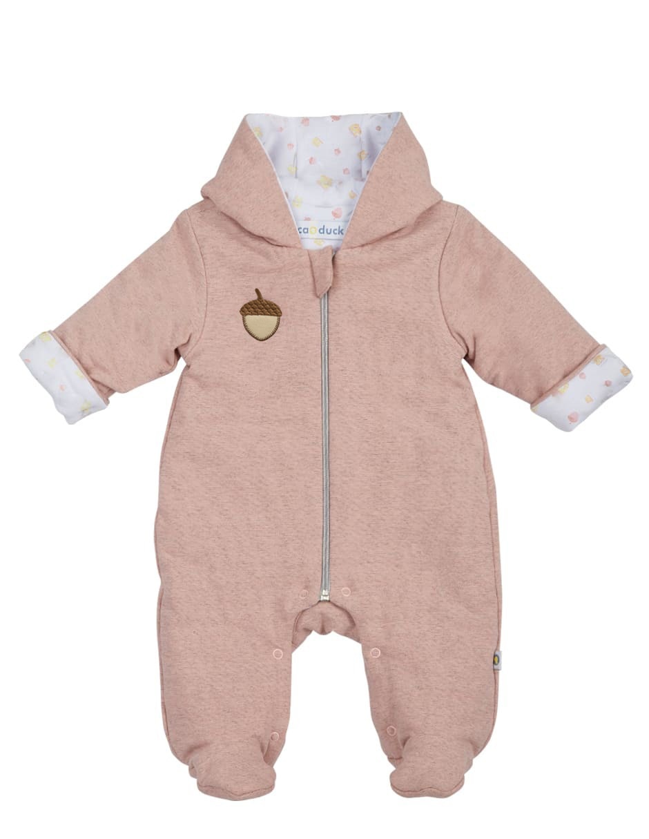 Comando estampado jaspeado para niña