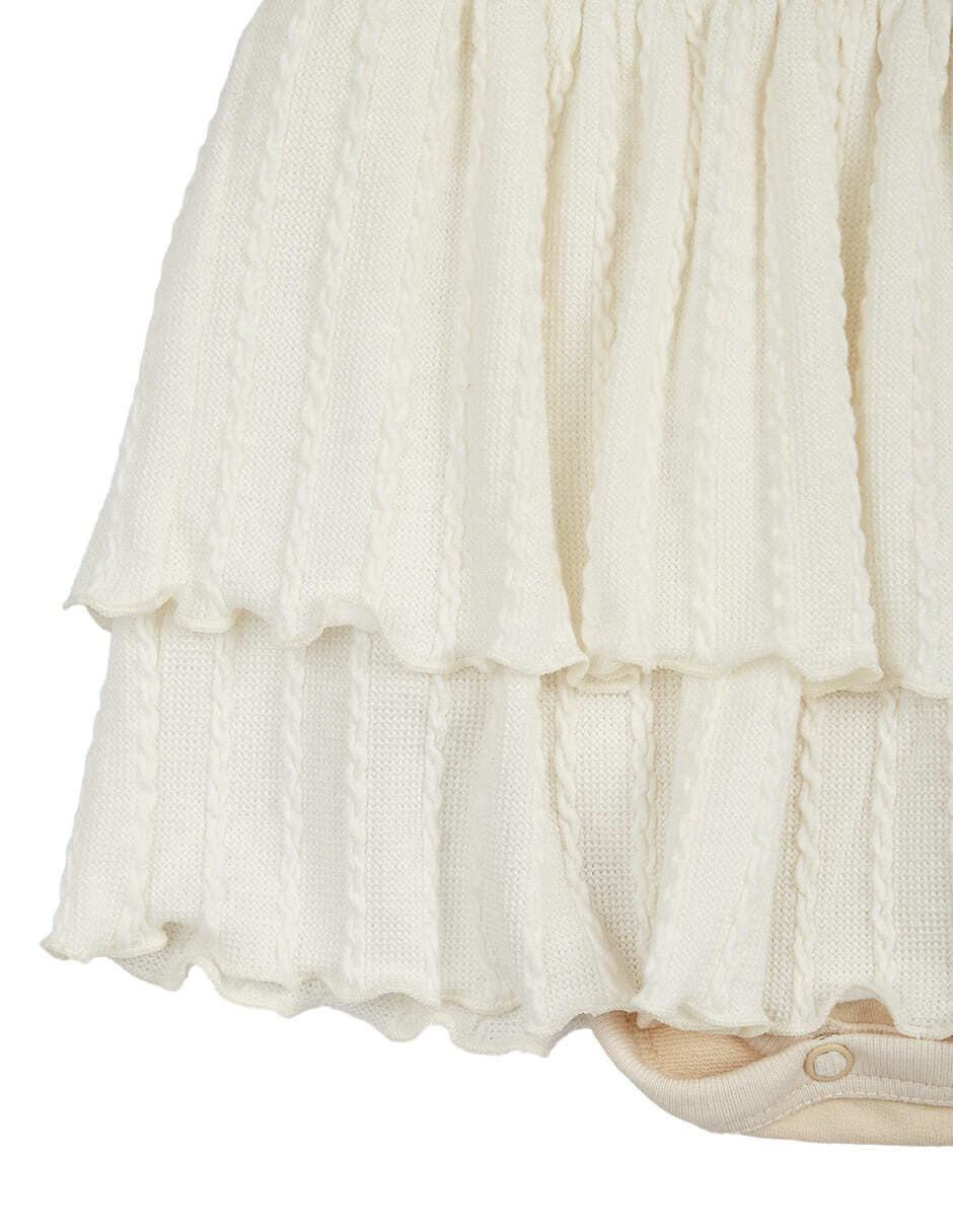 Vestido pañalero con accesorio para el cabello 3