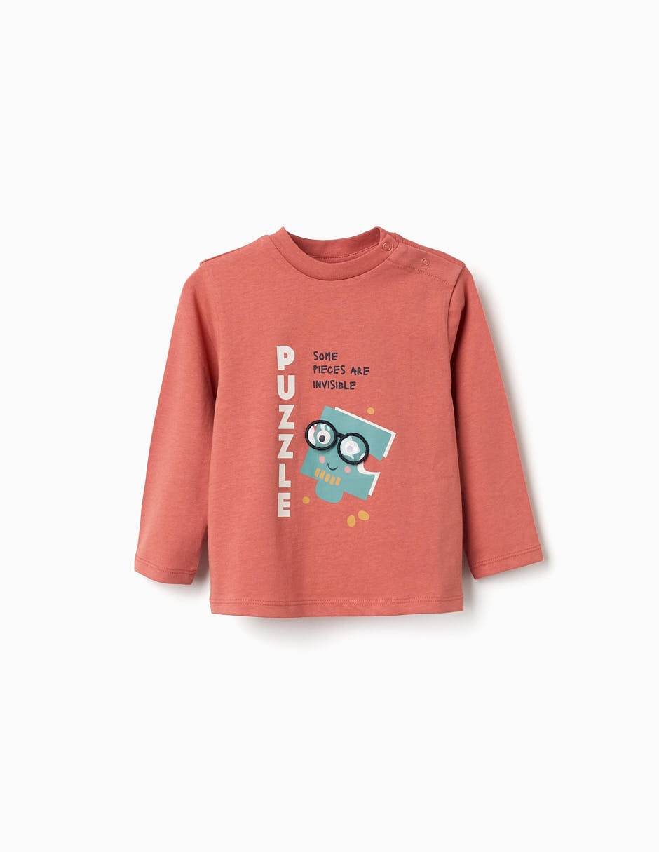 Playera manga larga para bebé niño