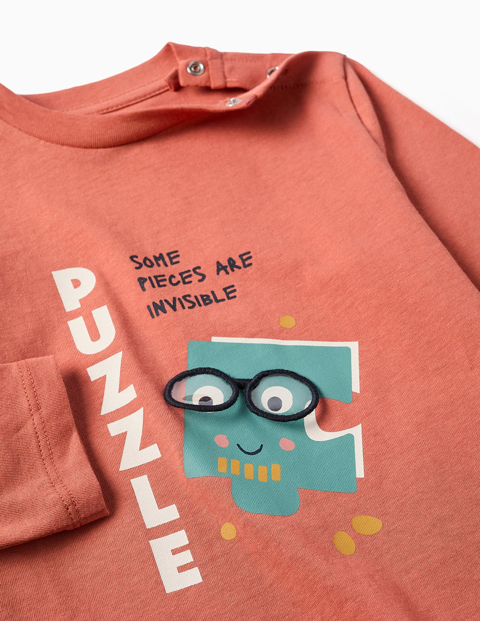 Playera manga larga para bebé niño 3