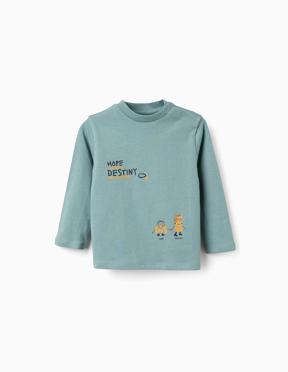 Playera manga larga para bebé niño