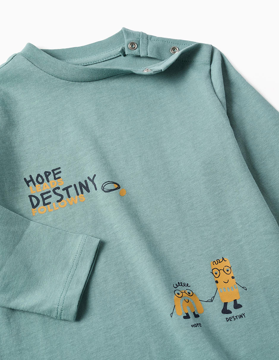 Playera manga larga para bebé niño 3