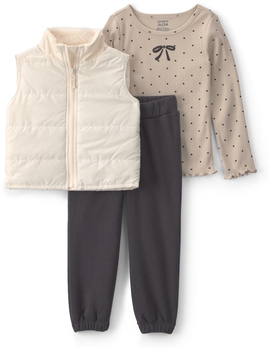 Conjunto pantalón de algodón para niña Conjunto pantalón de algodón para niña