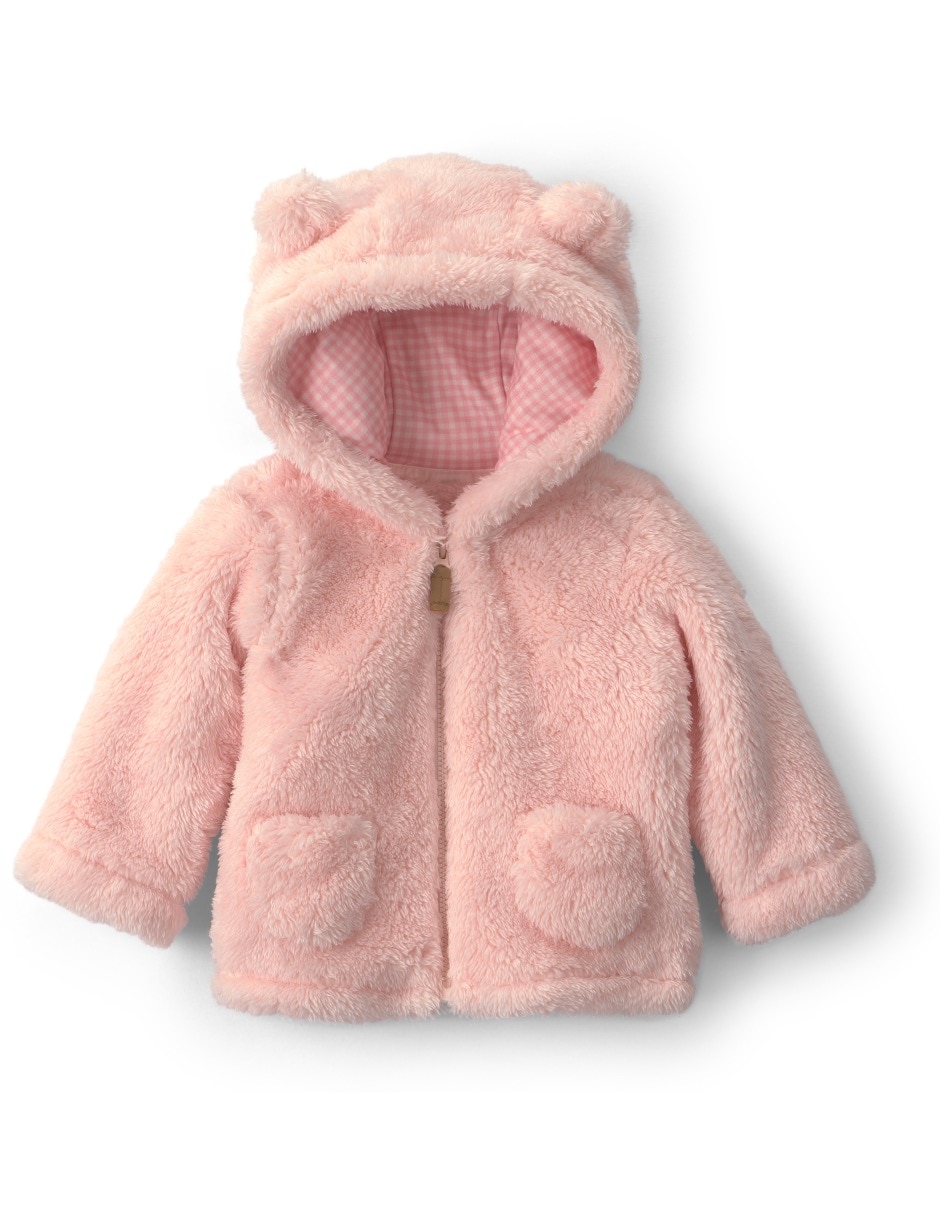 Suéter con capucha para bebé niña Suéter con capucha para bebé niña