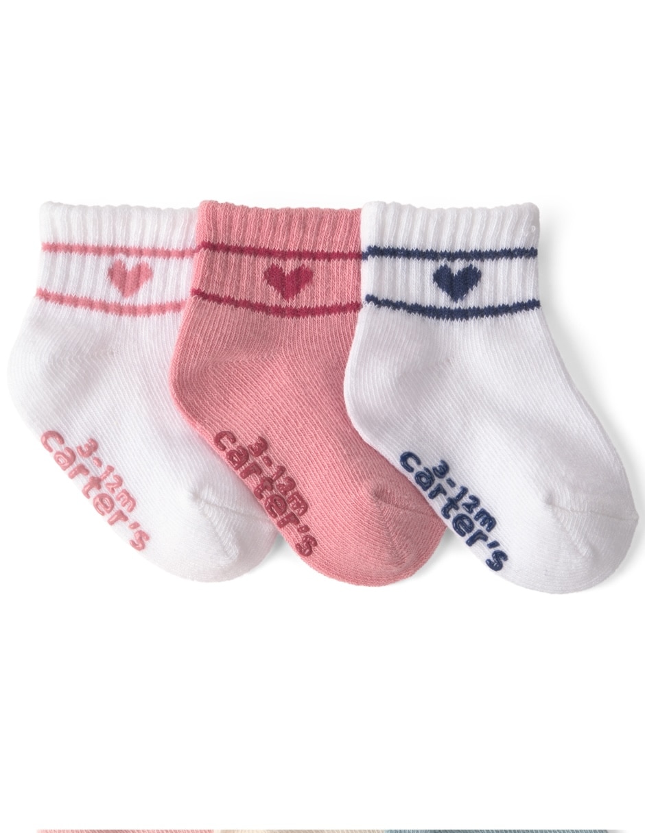 Set de calcetín de algodón para bebé niña 6 pares