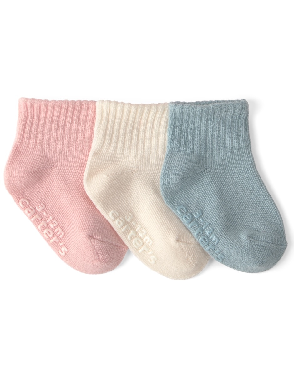 Set de calcetín de algodón para bebé niña 6 pares