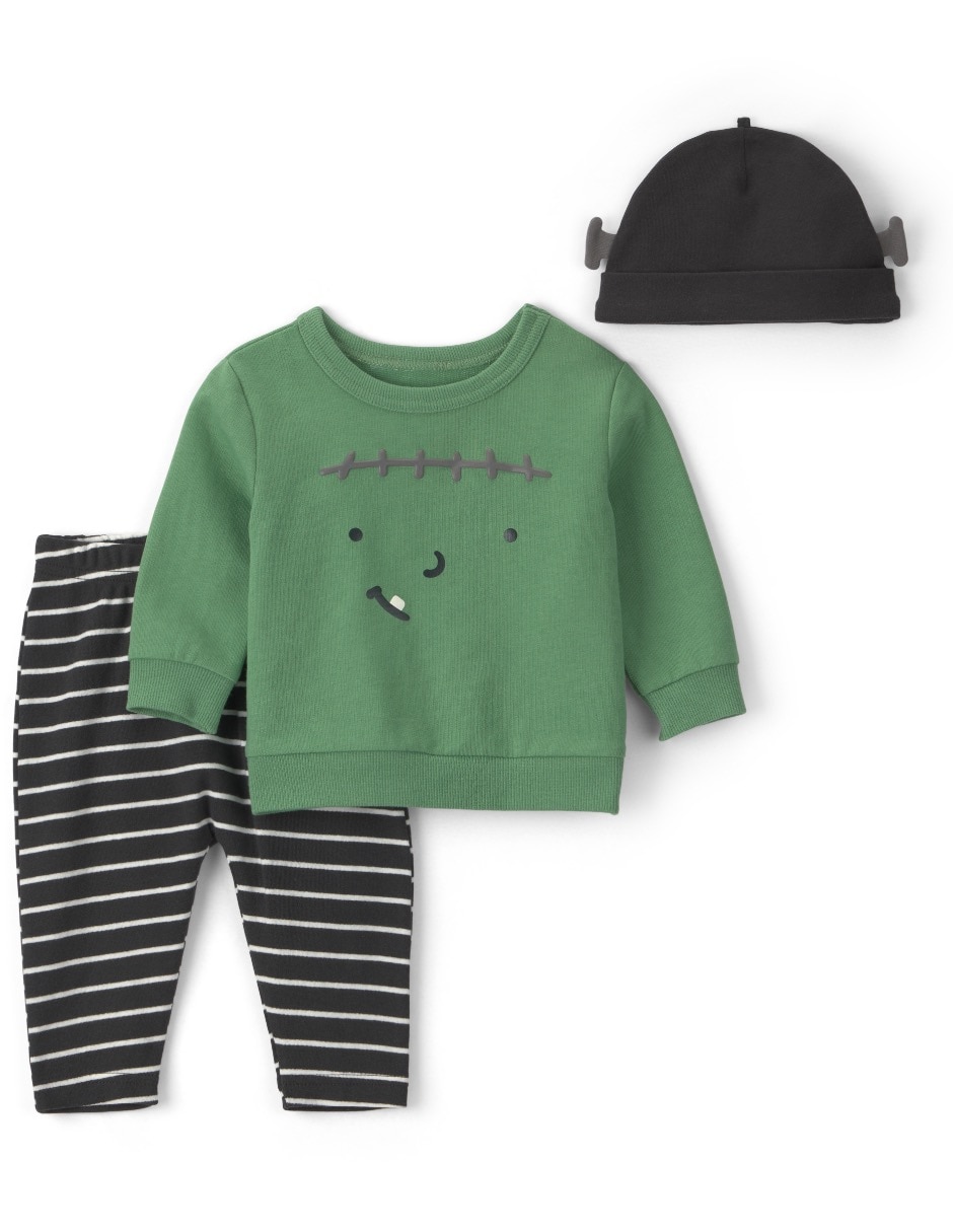 Conjunto casual de algodón para bebé unisex Conjunto casual de algodón para bebé unisex