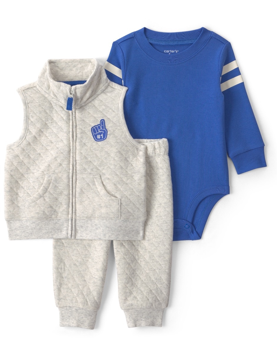 Conjunto casual de algodón para bebé niño Conjunto casual de algodón para bebé niño