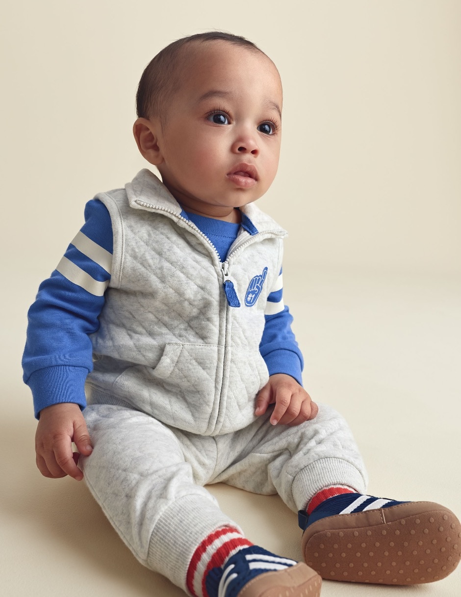 Conjunto casual de algodón para bebé niño 5