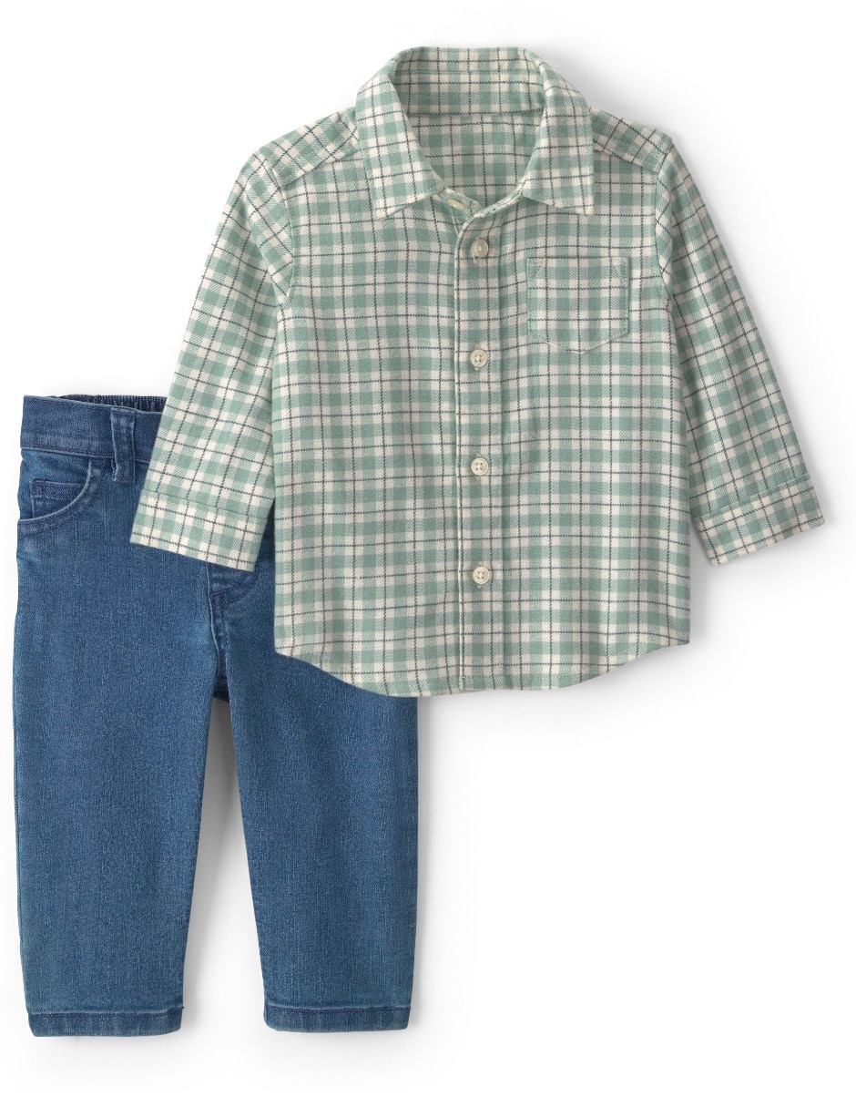 Conjunto casual de algodón para bebé niño