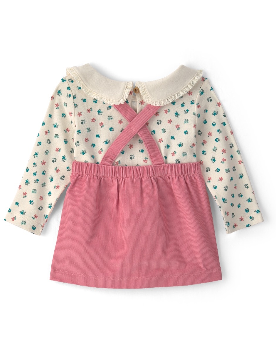 Conjunto casual de algodón para bebé niña 2
