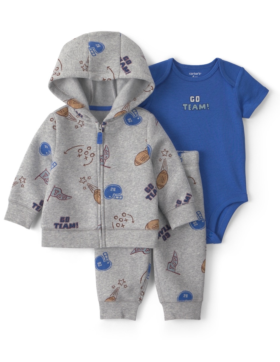 Conjunto casual de algodón para bebé niño Conjunto casual de algodón para bebé niño