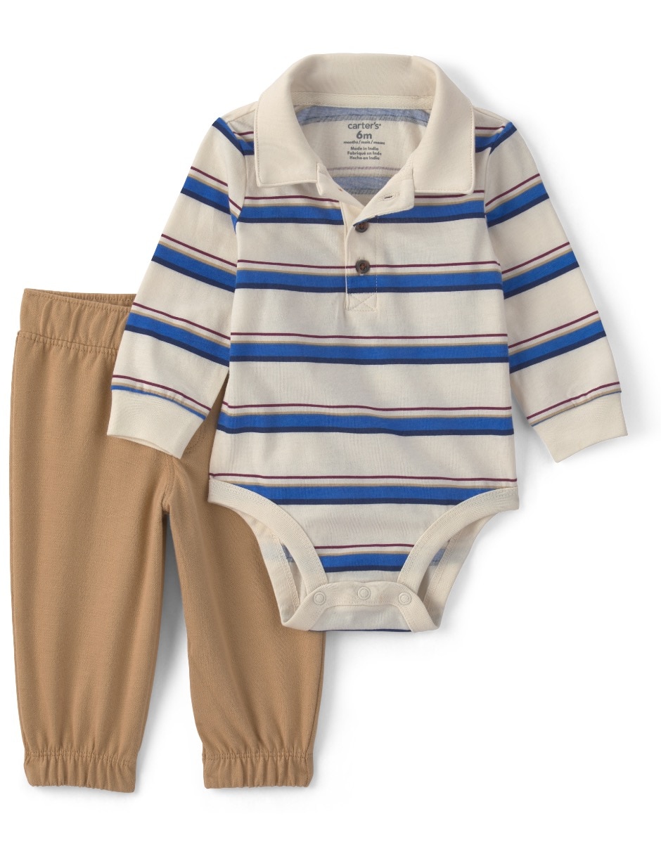 Conjunto casual de algodón para bebé niño Conjunto casual de algodón para bebé niño