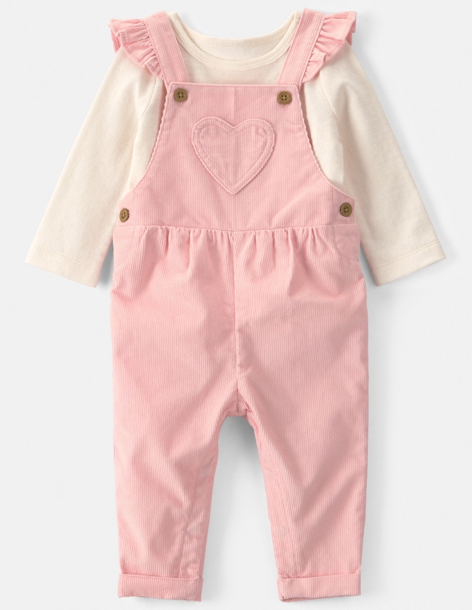 Conjunto casual de algodón para bebé niña Conjunto casual de algodón para bebé niña